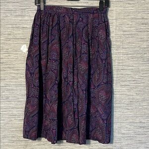 Vintage Pendleton Paisley Pleated Midi Skirt – County Sophisticates 8P (711)